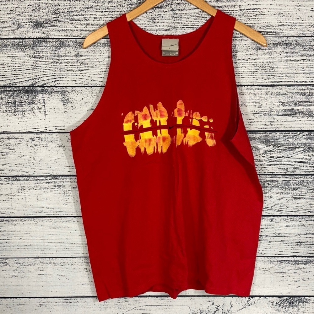 Vintage Nike Y2K Silver Tag Made In USA Tank Top